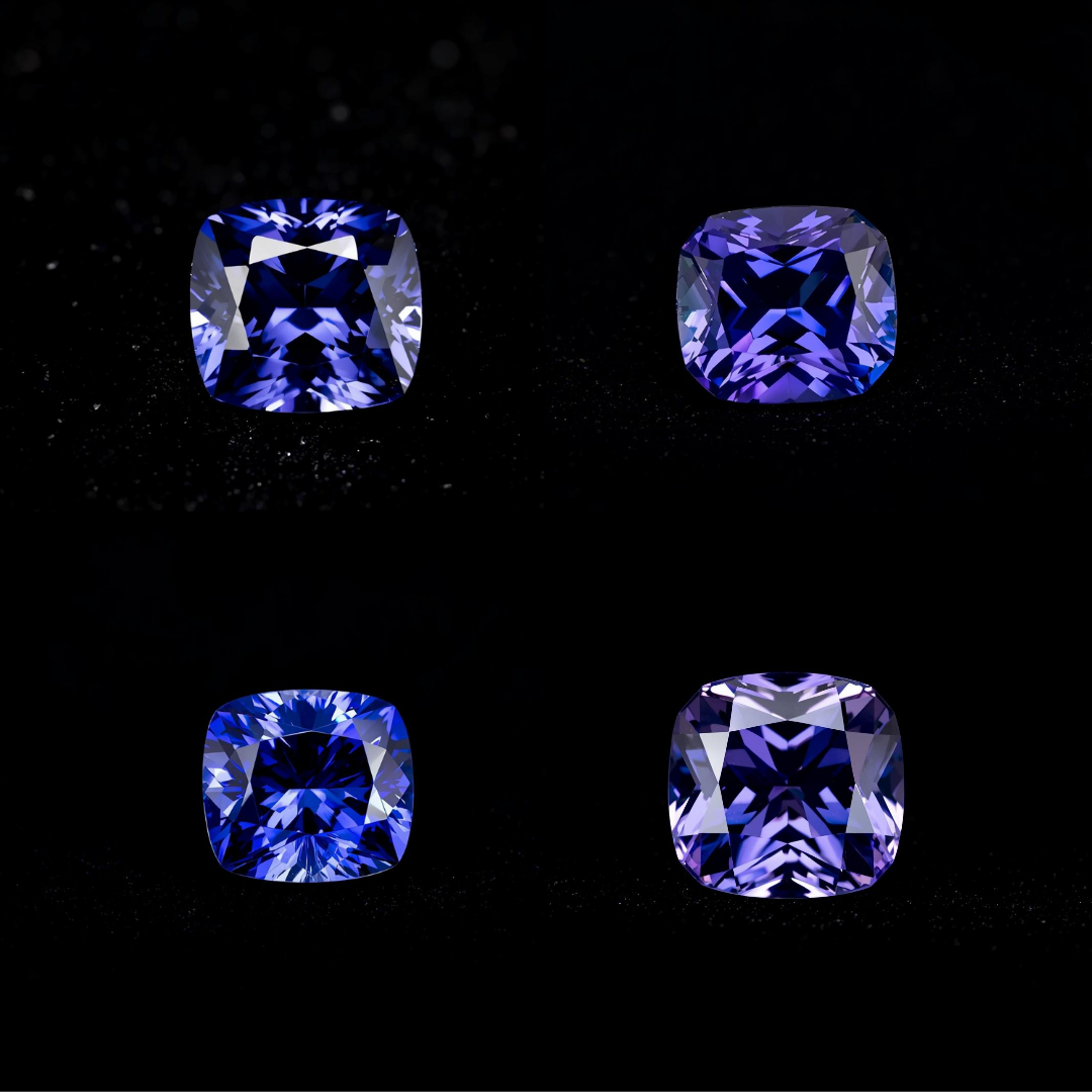 Beautiful Tanzanite gemstone with exceptional quality and color